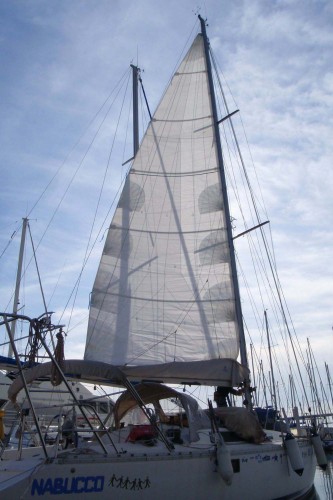 Nabucco sort sa grand voile